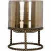 Richmond Interiors Windlicht Ropia goud groot Outlet
