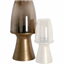 Richmond Interiors Windlicht Danea brushed goud groot Discount