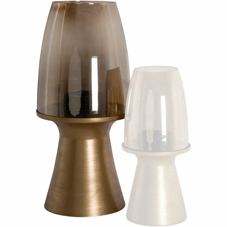 Richmond Interiors Windlicht Danea brushed goud groot Discount