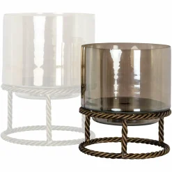 Richmond Interiors Windlicht Ropia goud klein New