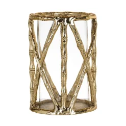 Richmond Interiors Windlicht Lara goud met glas Clearance