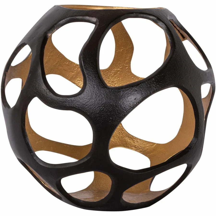 Richmond Interiors Windlicht Alysia brown large Clearance