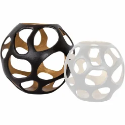 Richmond Interiors Windlicht Alysia brown large Clearance