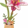 Robotime Houten Bouwpakket Pink Lily Discount