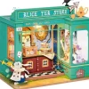 Robotime Houten bouwpakket Alice's Tea Store Online