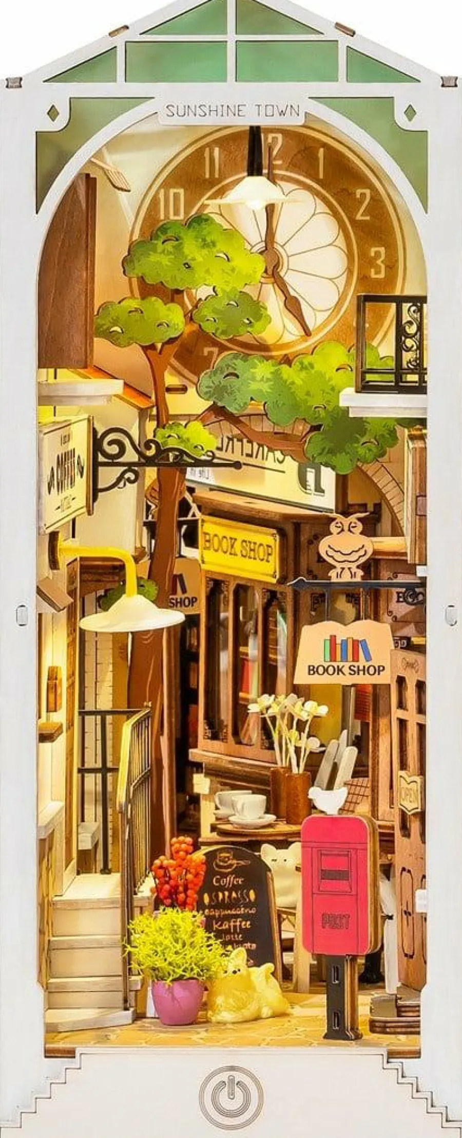 Robotime Houten Bouwpakket Book Nook Sunshine Town