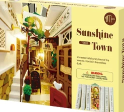 Robotime Houten Bouwpakket Book Nook Sunshine Town