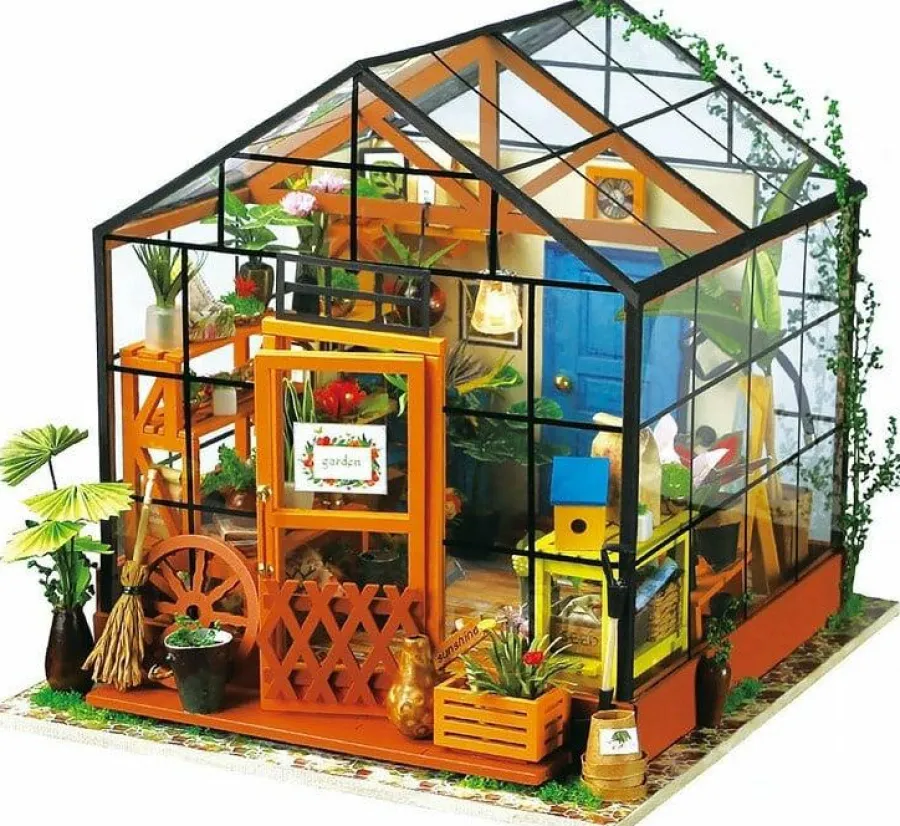 Robotime Houten bouwpakket Cathy's flower house Hot