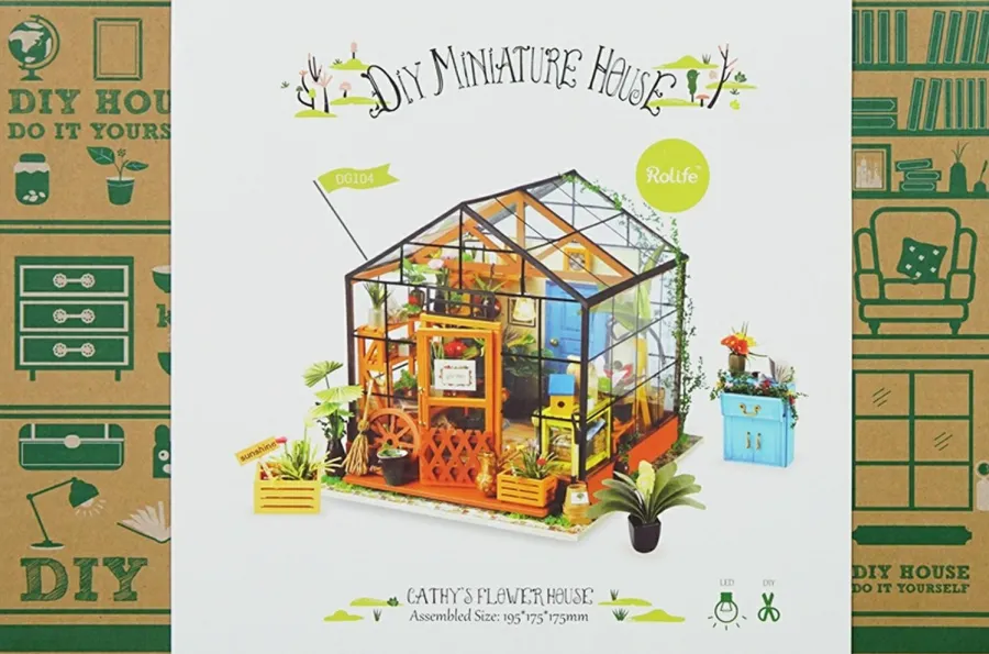 Robotime Houten bouwpakket Cathy's flower house Hot