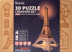 Robotime Houten Bouwpakket Night of the Eiffel Tower Best