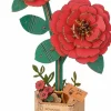 Robotime Houten Bouwpakket Red Camellia Outlet