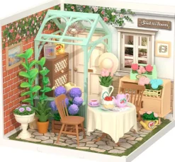 Robotime Houten bouwpakket Blooming Tea Garden New