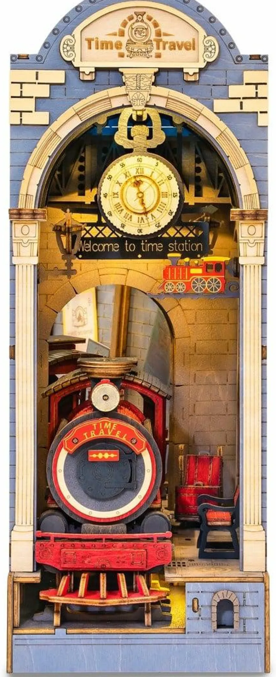 Robotime Houten Bouwpakket Book Nook Time Travel Outlet
