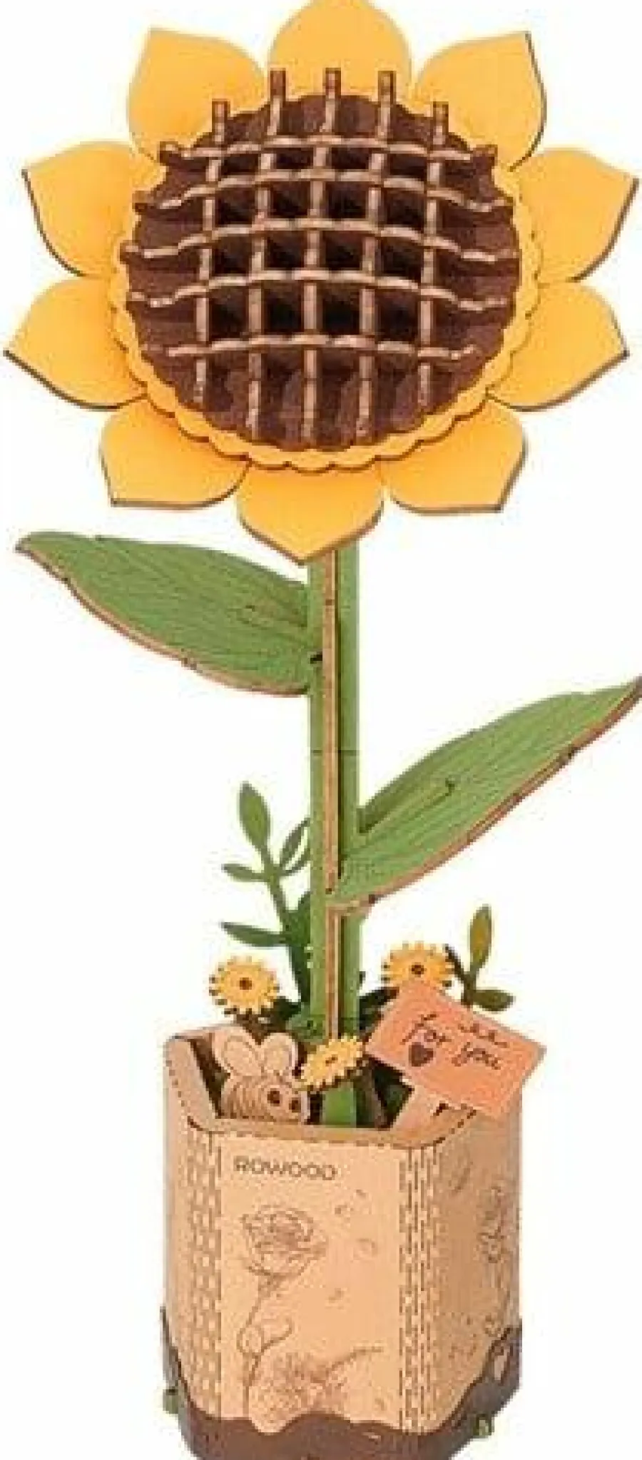 Robotime Houten Bouwpakket Sunflower Best