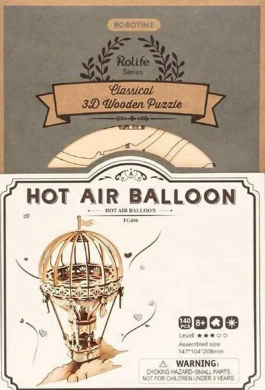 Robotime Houten Bouwpakket Hot Air Ballon Sale