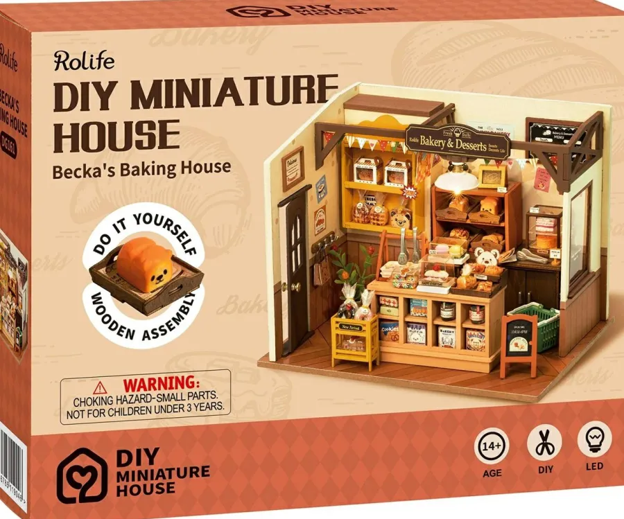 Robotime Houten bouwpakket Becka's Baking House