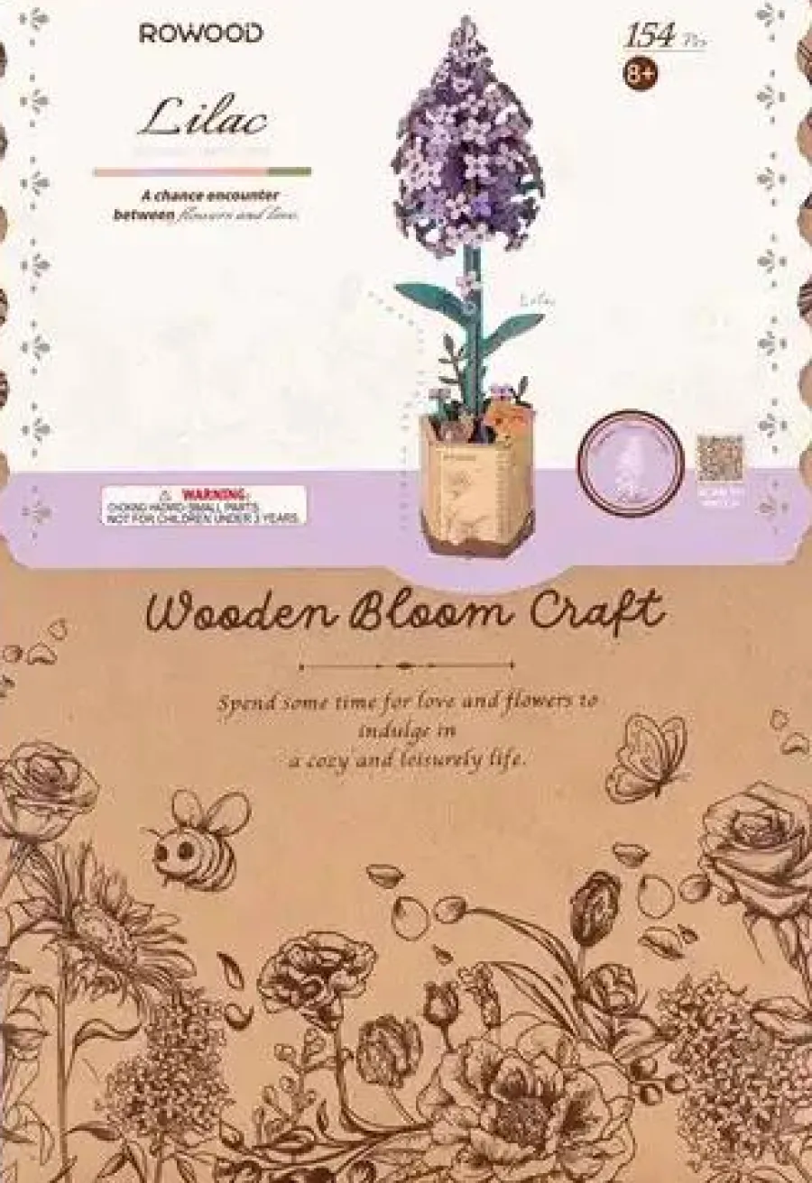 Robotime Houten Bouwpakket Lilac Discount