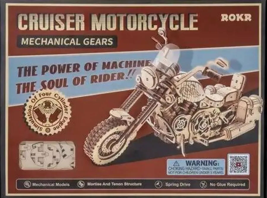Robotime Houten puzzel Motor Clearance