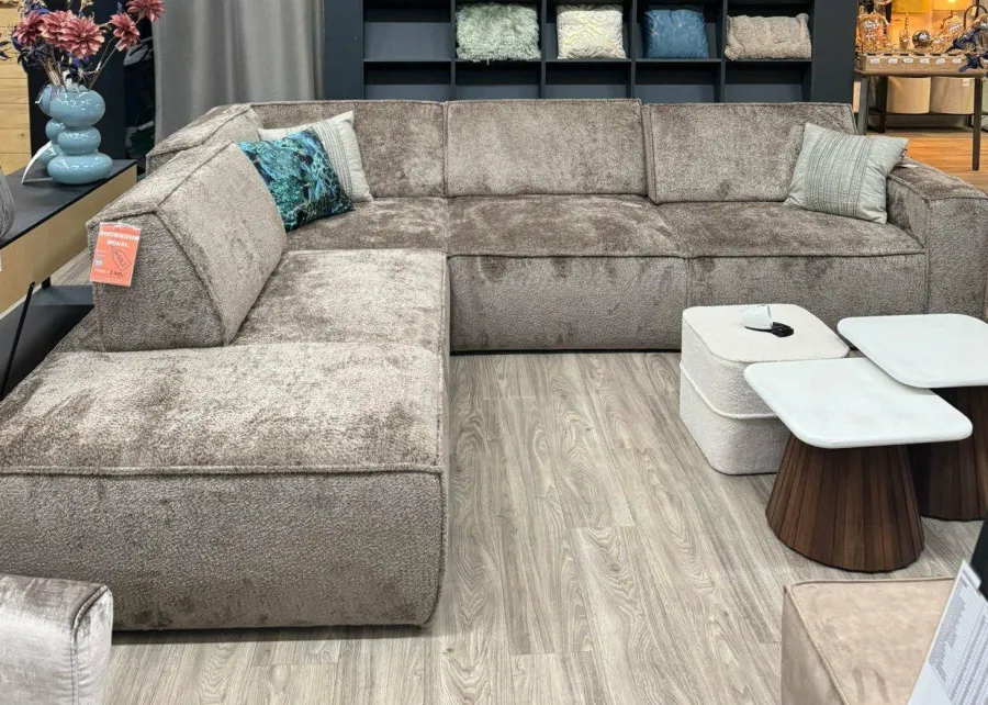 Sevn Showroommodel hoekbank Tori - Euphoria Antelope Outlet