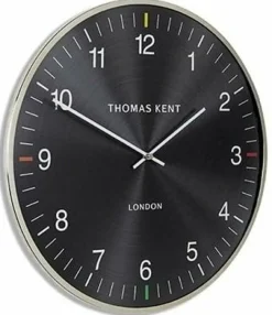 Thomas Kent Klok Oyster S aubergine/zilver - Ø40CM Hot