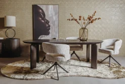 Tower Living Allure Eetkamertafel donkerbruin 220 cm