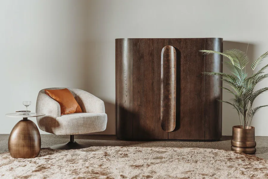 Tower Living Allure Opbergkast donkerbruin 150 cm Sale