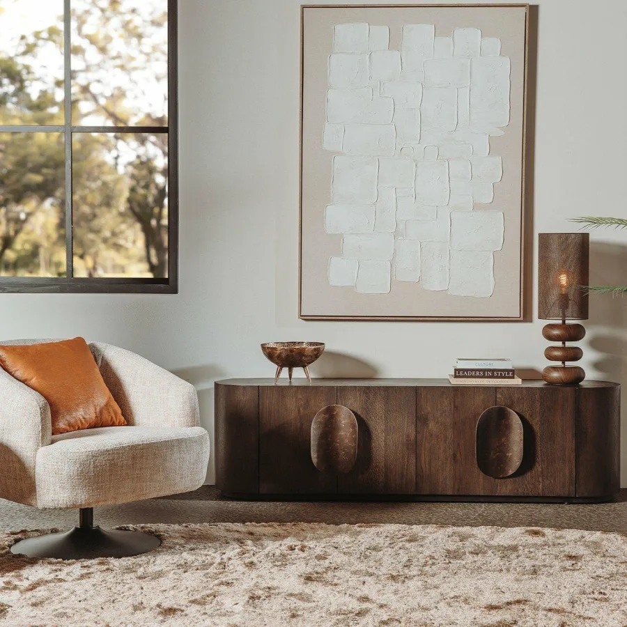 Tower Living Allure TV-meubel donkerbruin 180 cm Sale