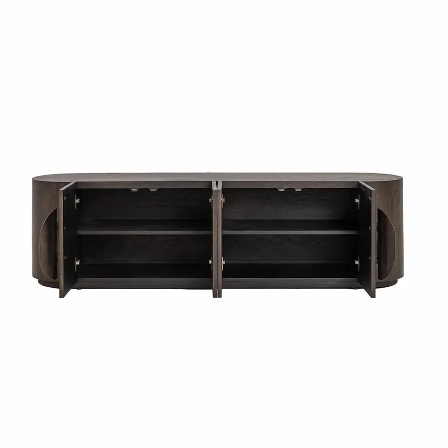 Tower Living Allure TV-meubel donkerbruin 180 cm Sale