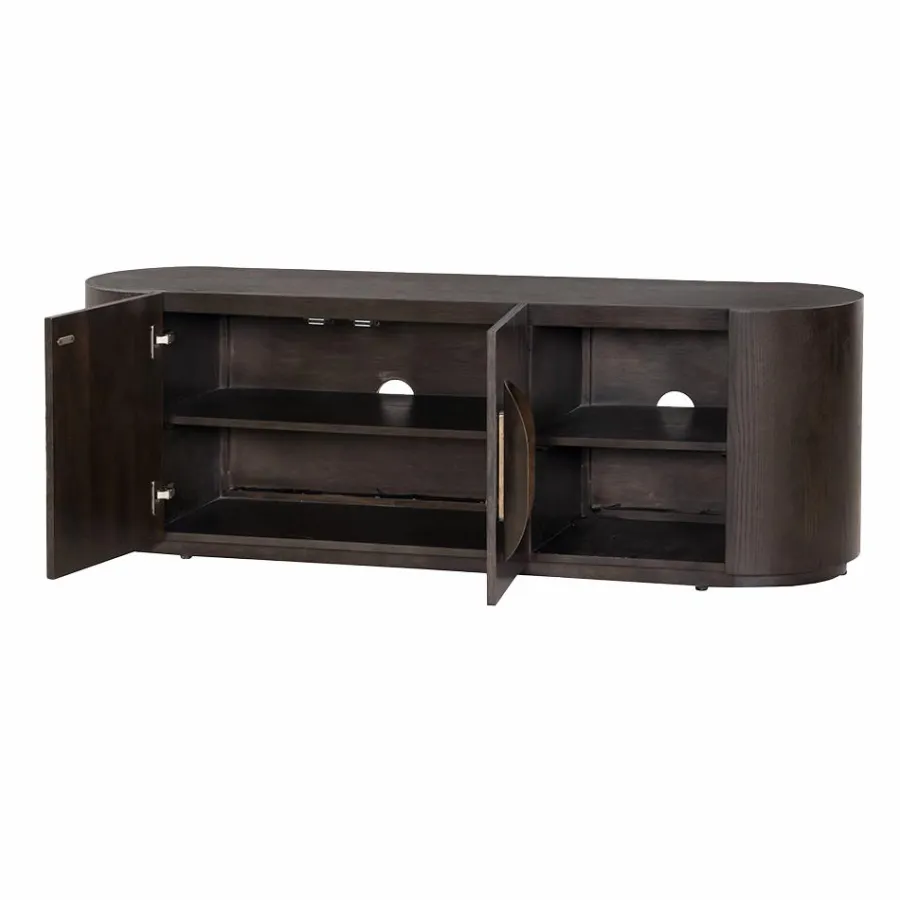 Tower Living Allure TV-meubel donkerbruin 150 cm New