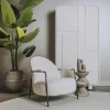 Tower Living Amelia Fauteuil - fabric Haga 23 pearl Discount
