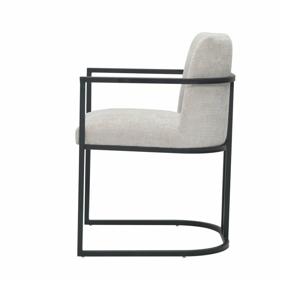 Tower Living Archi Armstoel - fabric Eden 3 cream Clearance