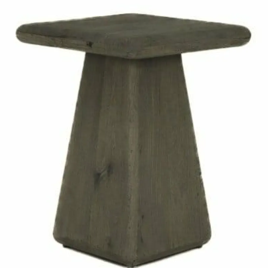 Tower Living Asti Bijzettafel vierkant olijfbruin 40 cm