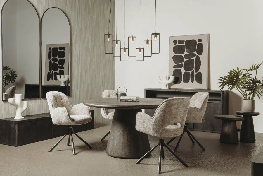 Tower Living Asti Bijzettafel rond olijfbruin 60 cm Sale