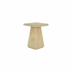 Tower Living Asti Bijzettafel vierkant naturel 40 cm Outlet