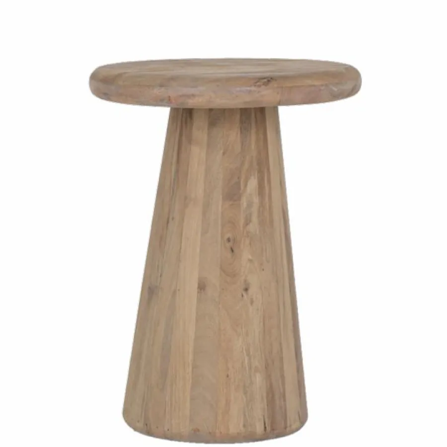 Tower Living Asti Bijzettafel rond naturel 40 cm Discount
