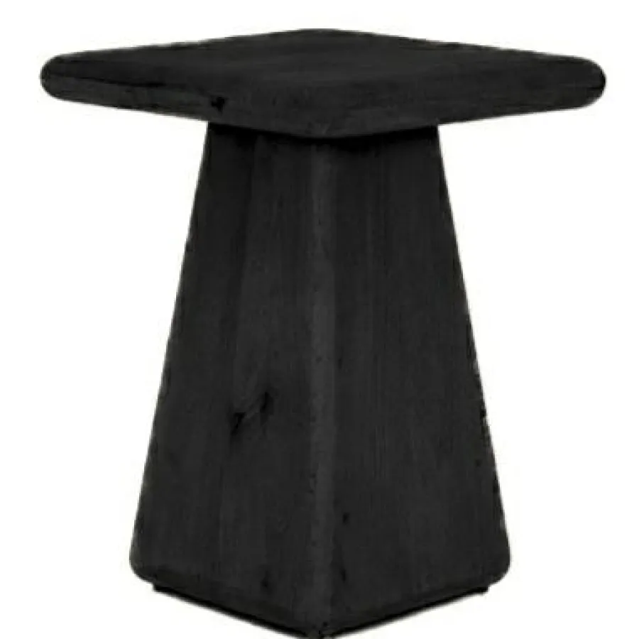 Tower Living Asti Bijzettafel vierkant zwart 40 cm Online