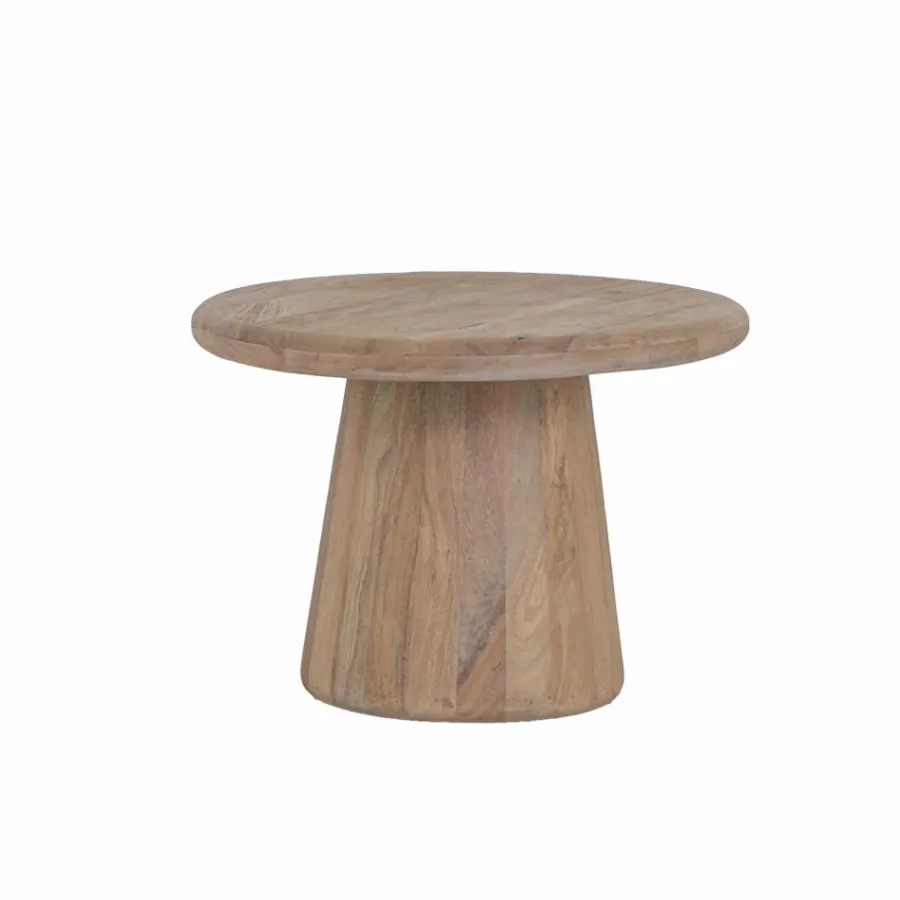 Tower Living Asti Bijzettafel rond naturel 60 cm Outlet