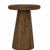 Tower Living Asti Bijzettafel rond bruin 40 cm Best