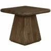 Tower Living Asti Bijzettafel vierkant bruin 60 cm Online