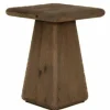 Tower Living Asti Bijzettafel vierkant bruin 40 cm Sale