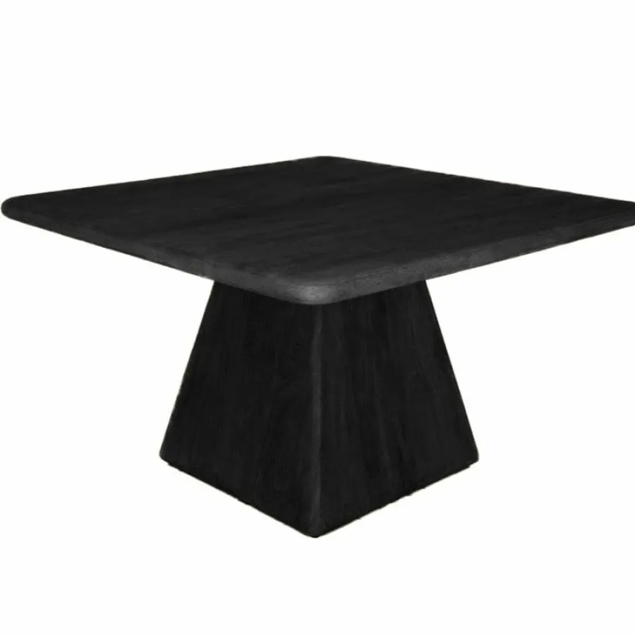 Tower Living Asti Eetkamertafel vierkant zwart 150 cm Discount
