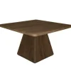 Tower Living Asti Eetkamertafel vierkant bruin 130 cm