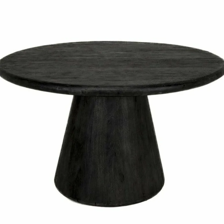 Tower Living Asti Eetkamertafel rond zwart 130 cm New