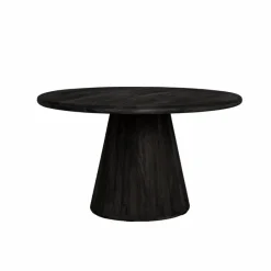 Tower Living Asti Eetkamertafel rond zwart 150 cm New