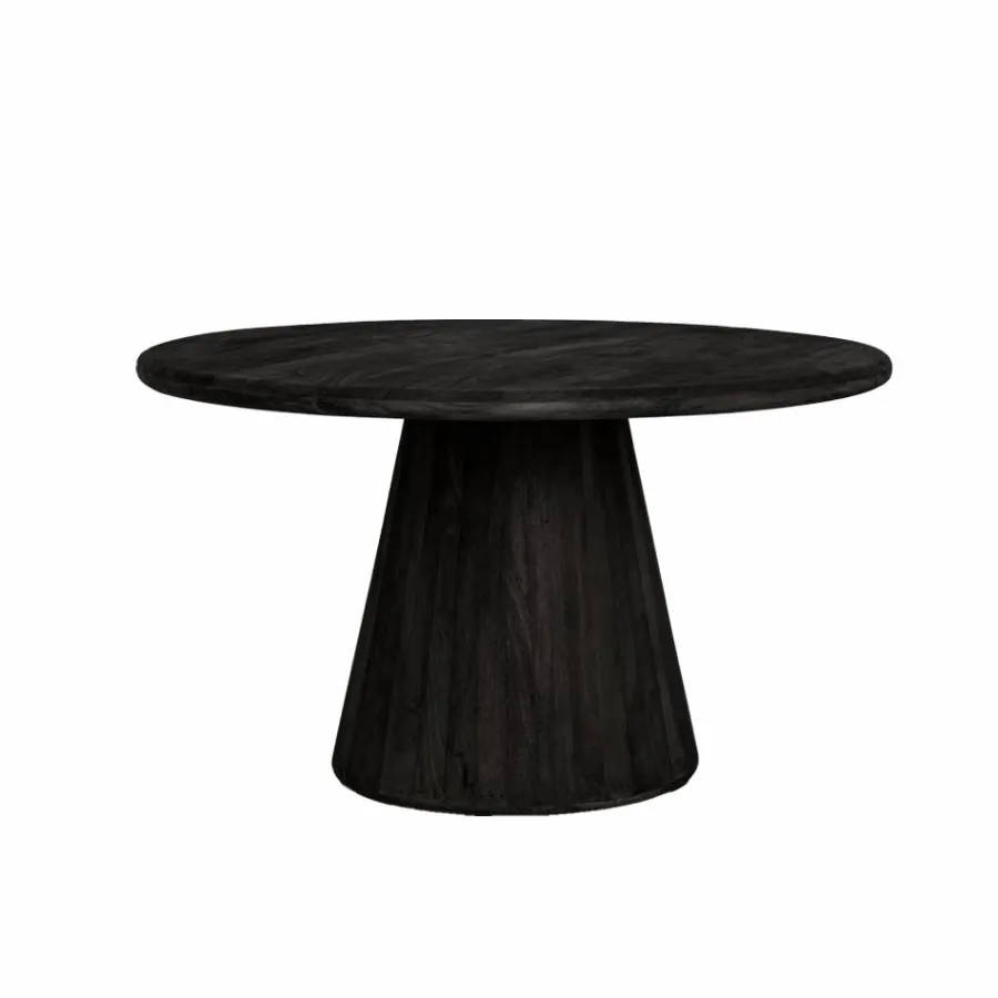 Tower Living Asti Eetkamertafel rond zwart 150 cm New