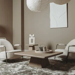 Tower Living Asti Salontafel vierkant naturel 90 cm Clearance