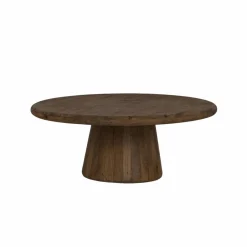 Tower Living Asti Salontafel rond bruin 90 cm New