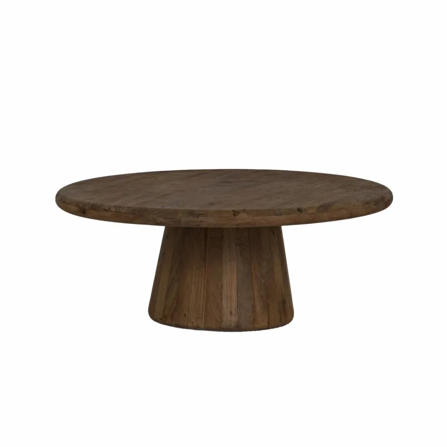 Tower Living Asti Salontafel rond bruin 90 cm New