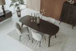 Tower Living Aura Eetkamertafel espresso 220 cm - Deens Ovaal Sale