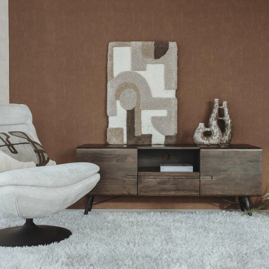 Tower Living Aura TV-meubel espresso 150 cm Outlet